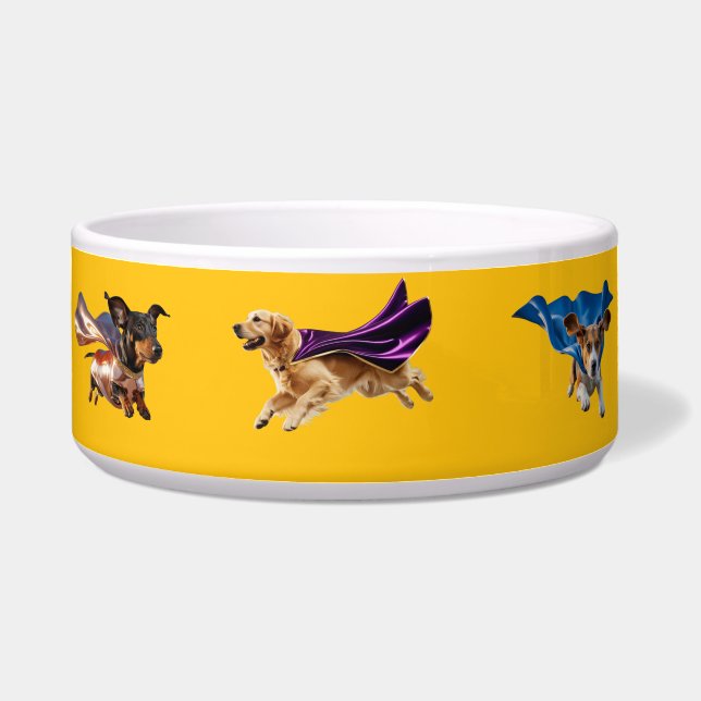 Écuelle Superhero Dog Bowl (Devant)