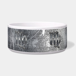 Écuelle Symbole moderne Virgo Zodiac Grunge Style déprimé