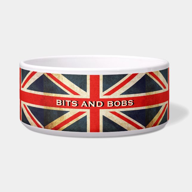 Écuelle Table d'entrée BITS ET BOBS Union Jack en état de  (Devant)