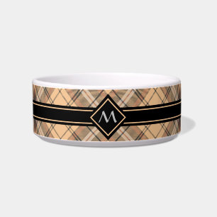 Écuelle Tartan beige et Brown