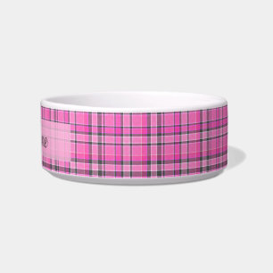 Écuelle Tartan rose gris