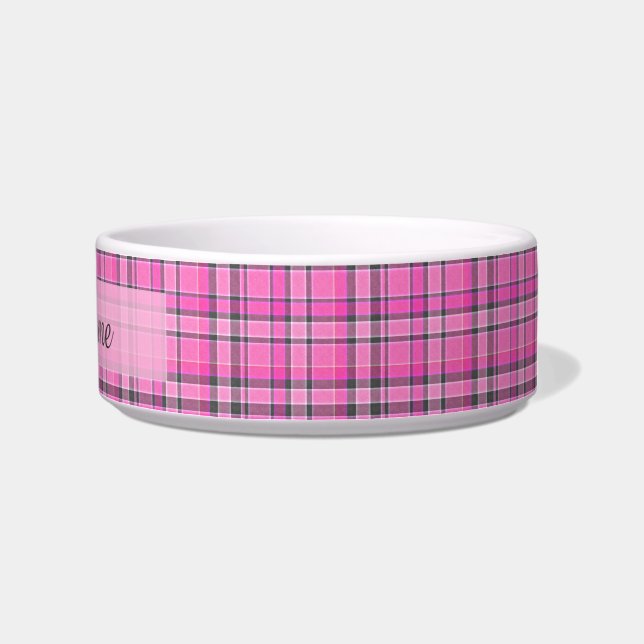 Écuelle Tartan rose gris (Droite)