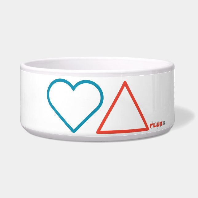 Écuelle "Tomber amoureux du changement" Pet Bowl (Devant)