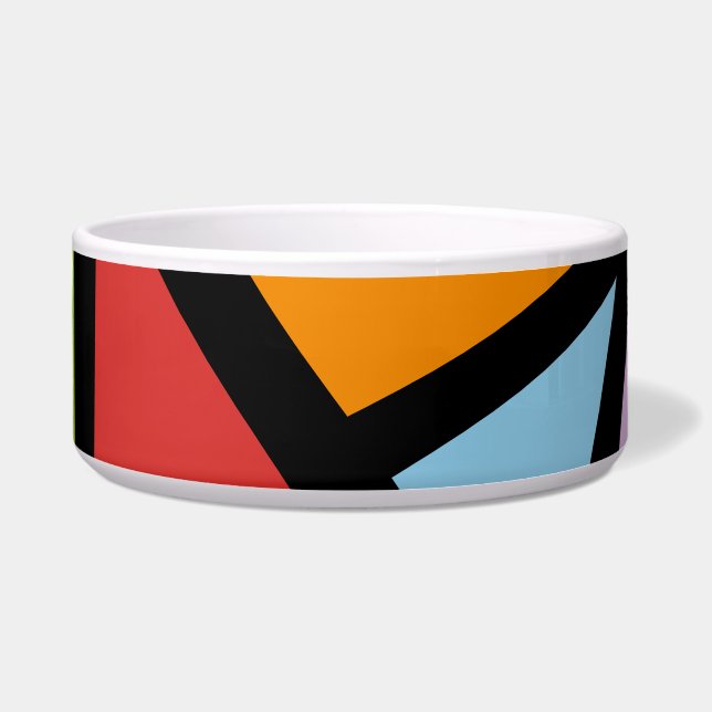 Écuelle Triangles colorés motif 3 (Devant)