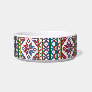 Écuelle Tribal Multicolore ancien symbole folk art design