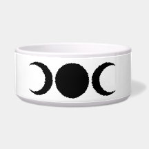 Triple Goddess Moon Pet Bowl