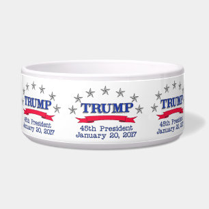 Écuelle Trump le quarante-cinquième président