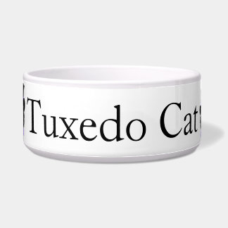 Écuelle Tuxedo Cat Cat Bowl