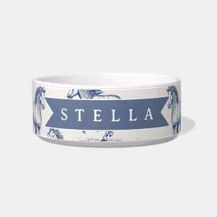Écuelle Vintage Personnalisé Cheval Bleu Classique Campagn