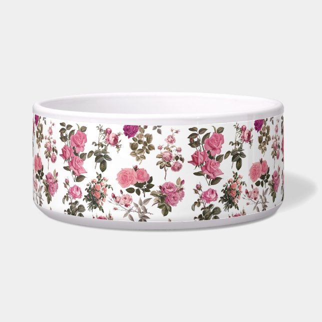 Écuelle Vintage Pink Roses (Devant)