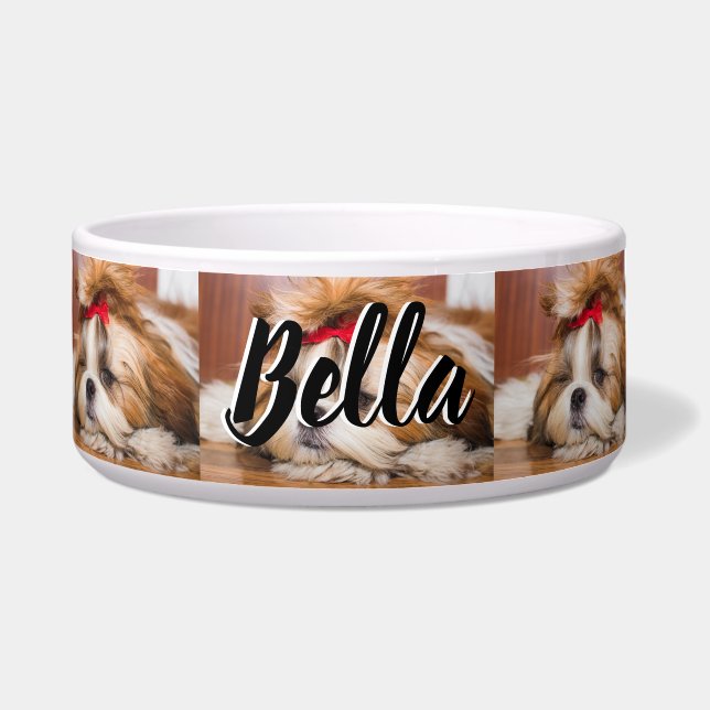 Écuelle Votre chiot chien animal de compagnie photo person (Devant)