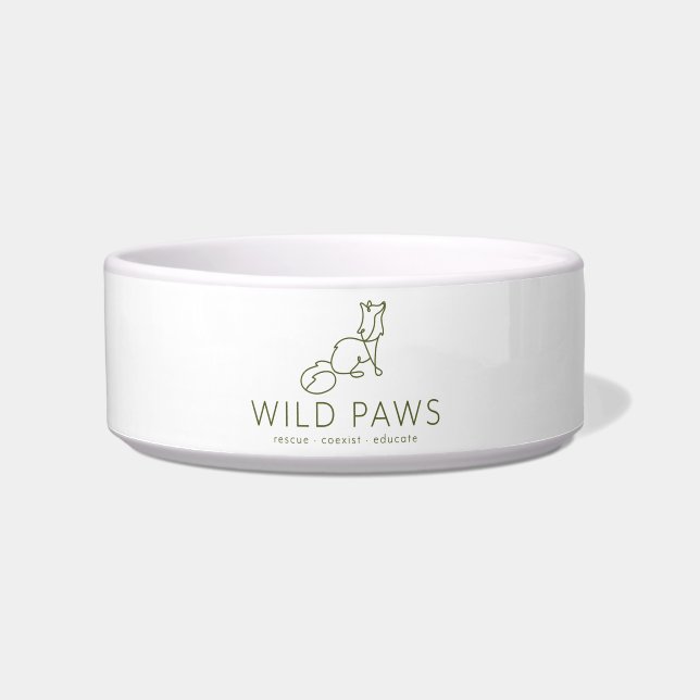 Écuelle Wild Paws Ceramic Pet Bowl (Medium) (Devant)