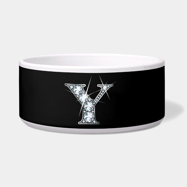 Écuelle Y "Diamond Bling" Pet Bowl (Devant)