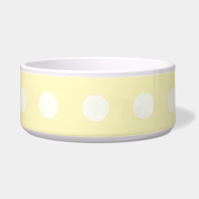 Écuelle Yellow Poka Dots Bowl (Devant)