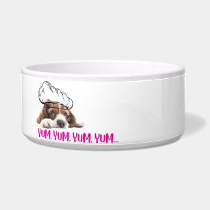 Écuelle Yum Yum Yum - Drôle bol de nourriture pour chien