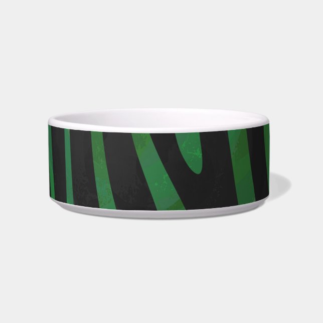 Écuelle Zebra Black et Green Print (Droite)