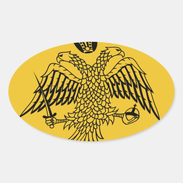 Ecumenical Patriarch Flag Sticker (Front)