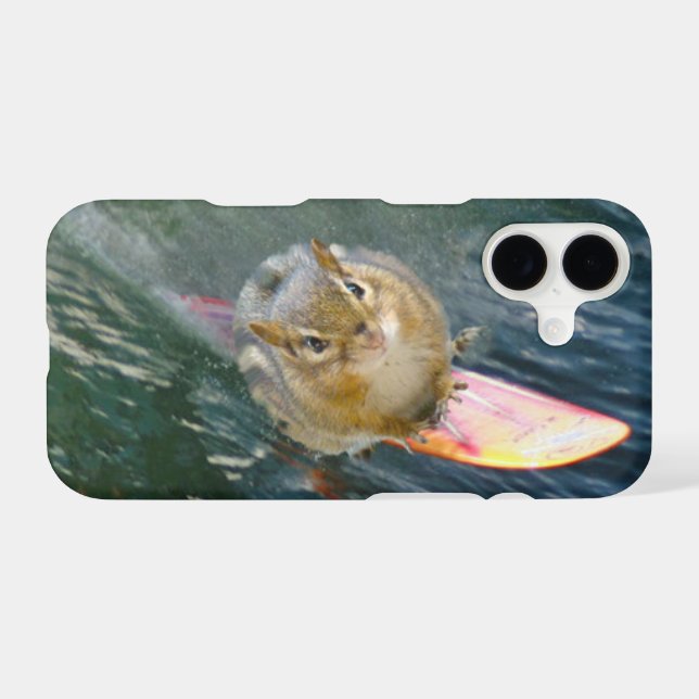 Écureuil Agile de Surf Adorable (Verso (Horizontal))