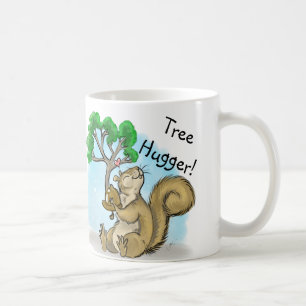 Écureuil Arbre Hugger Mug