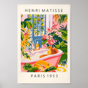 Écureuil Dans La Baignoire Poster Drôle, Décor De 