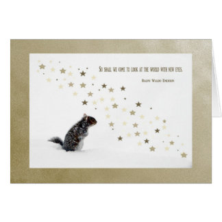 Écureuil dans la neige