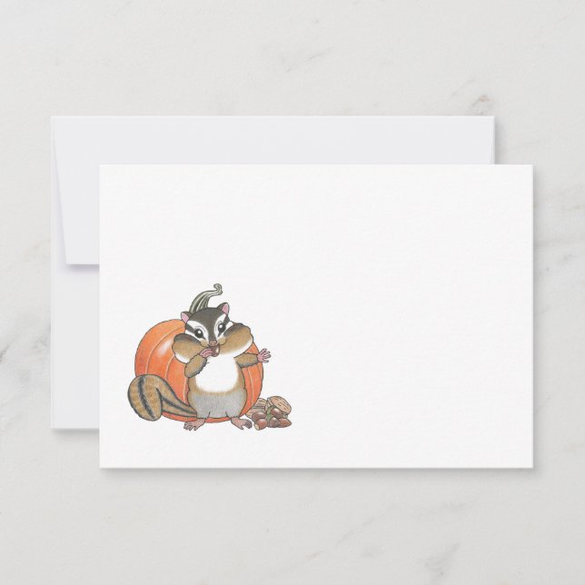 Écureuil de Chipmunk Toute occasion Carte à billet (Devant)
