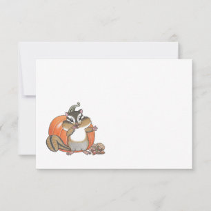 Écureuil de Chipmunk Toute occasion Carte à billet