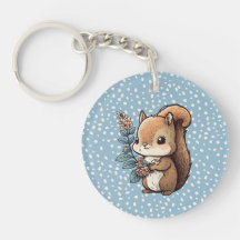 Écureuil mignon avec message personnalisé