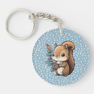 Écureuil mignon avec message personnalisé
