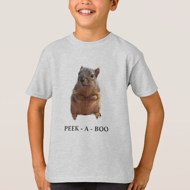Écureuil personnalisable Personnaliser le T-shirt  (Devant)