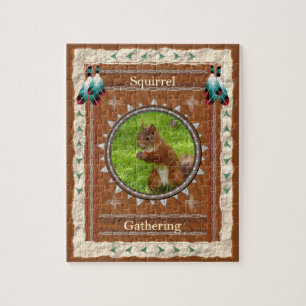 Écureuil - Puzzle    Rassemblement avec puzzle av