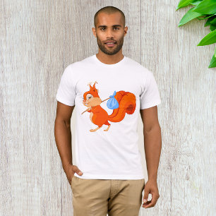 Écureuil quittant la maison Hommes T-shirt