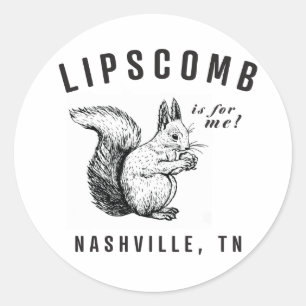 Écureuils de stickers Lipscomb