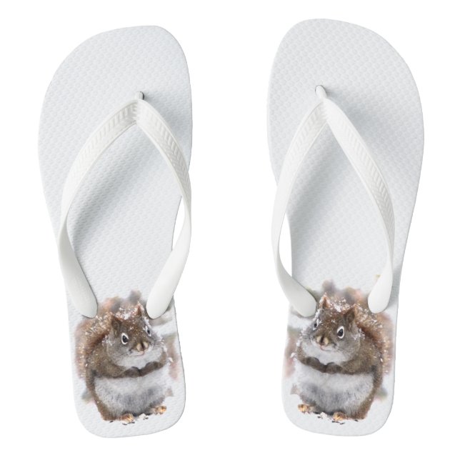 Écureuils doux Boucles de tongs d'animaux (Semelle)