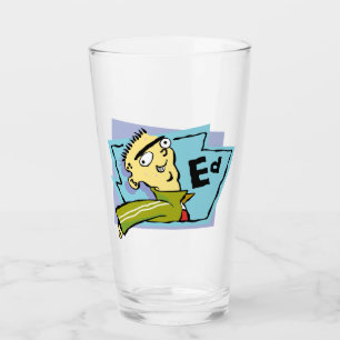 Ed Character Graphic Glass