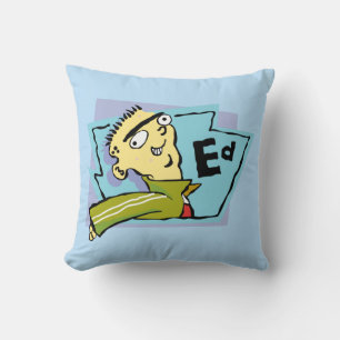 Ed Character Graphic Throw Pillow