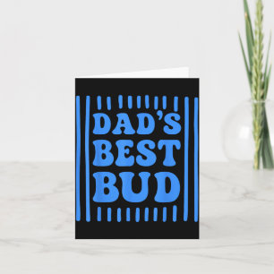 Ed Dads Bud Boys Youth Kids Fathers Day Card