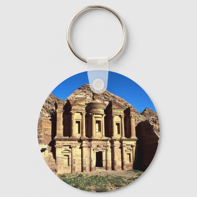 'Ed-Deu', temple, Petra, Jordan Keychain (Front)