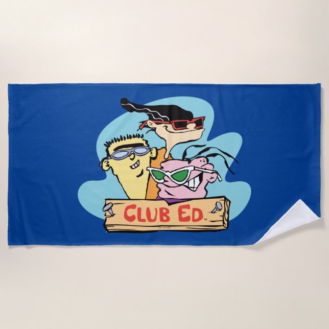 Ed, Edd, n Eddy - Club Ed Beach Towel (Front)