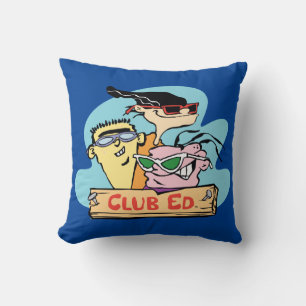 Ed, Edd, n Eddy - Club Ed Throw Pillow