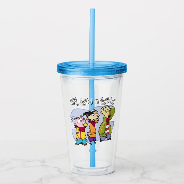 Ed, Edd, n Eddy Hand Signs Acrylic Tumbler (Front)