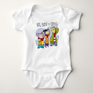 Ed, Edd, n Eddy Hand Signs Baby Bodysuit