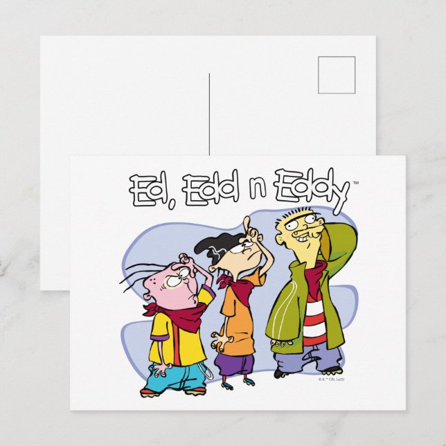 Ed, Edd, n Eddy Hand Signs Postcard (Front/Back)