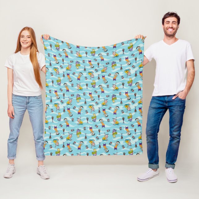 Ed, Edd, n Eddy Pattern Fleece Blanket (In Situ)