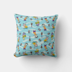 Ed, Edd, n Eddy Pattern Throw Pillow