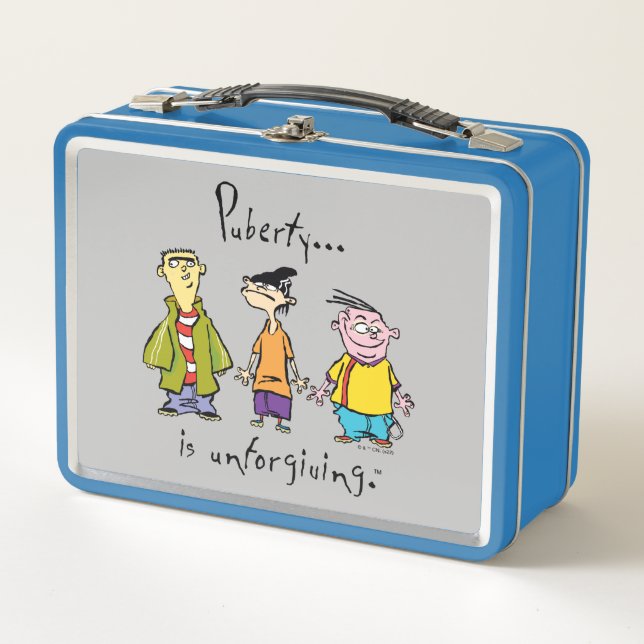 Ed, Edd, n Eddy - Puberty Is Unforgiving Metal Lunch Box (Front)