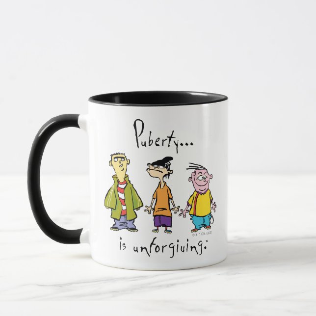 Ed, Edd, n Eddy - Puberty Is Unforgiving Mug (Left)