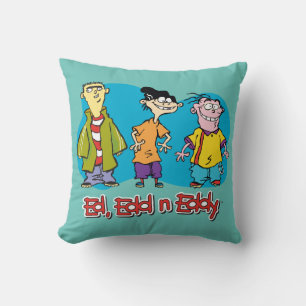 Ed, Edd, n Eddy Smiling Throw Pillow