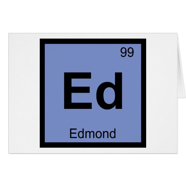 Ed - Edmond Oklahoma Chemistry Periodic Table (Front Horizontal)