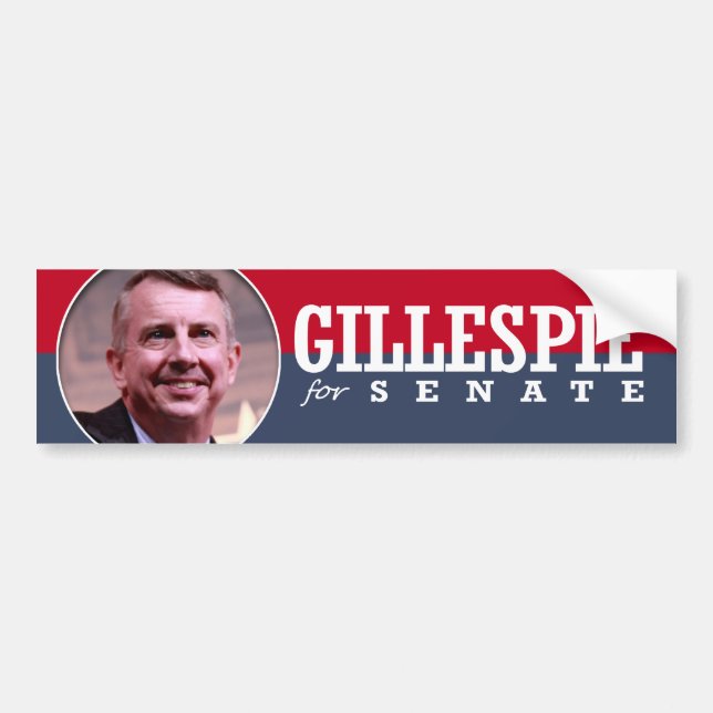 ED GILLESPIE CAMPAIGN BUMPER STICKER (Front)